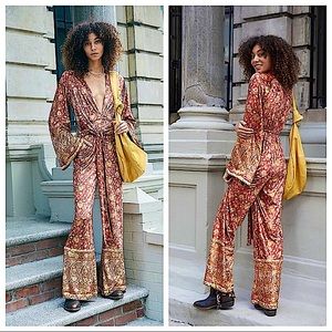 Free People Harper Printed One Piece